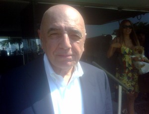 Galliani no Brasil (Foto: Janir Junior / Globoesporte.com)