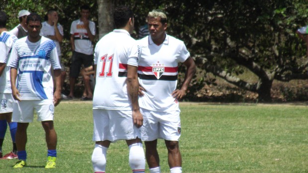 Hulk e Marcelinho Paraíba participam de jogo de confraternização do volante do São Paulo, Denilson (Foto: Silas Batista / Globoesporte.com/pb)