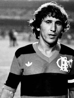 ESPECIAL FLA-FLU zico flamengo 1982 (Foto: Domicio Pinheiro / Agência Estado)