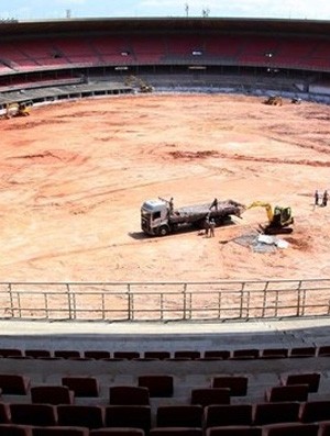 obras estádios copa do mundo brasil 2014 - mineirão (Foto: Reprodução / Site da FIFA)