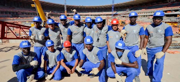 haitianos mineirão (Foto: Sylvio Coutinho/Divulgação)