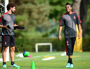 Robinho Alexandre Pato Milan (Foto: AFP)