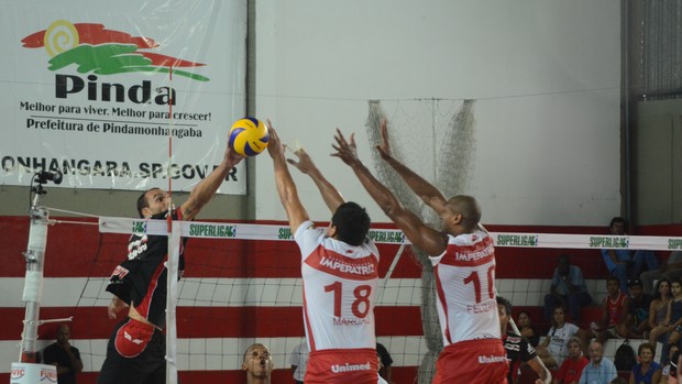 Florianópolis Pindamonhangaba Superliga Masculina (Foto: Luis Claudio Antunes/PortalR3)