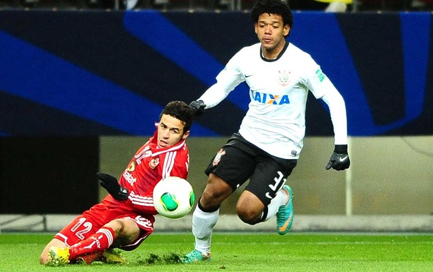 romarinho corinthians x al ahly (Foto: Marcos Ribolli/GLOBOESPORTE.COM)