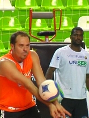 Ricardinho, levantador do Vôlei Futuro (Foto: Reprodução/TV Tem)