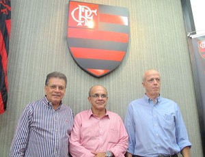 paulo pelaipe, eduardo bandeira de mello e wallim vasconcellos (Foto: Janir Junior / Globoesporte.com)