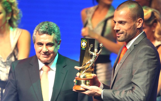 Diego Cavalieri, Prêmio Brasileirão 2012 (Foto: Mowa Press)