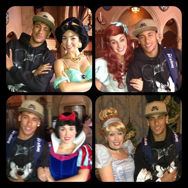 neymar na disney (Foto: Arquivo Pessoal)