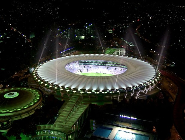 Maracanã iluminação (Foto: Erica Ramalho/Seobras)