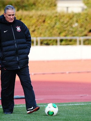 Tite treino Corinthians (Foto: Marcos Ribolli / Globoesporte.com)