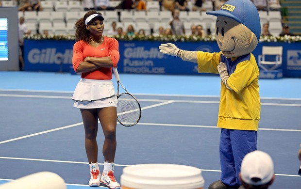 Serena Williams tênis São Paulo (Foto: Gaspar Nobrega / Inovafoto)