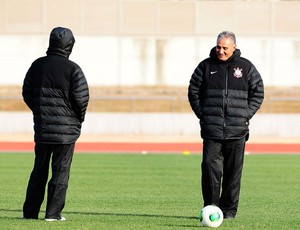 Tite treino Corinthians (Foto: Marcos Ribolli / Globoesporte.com)