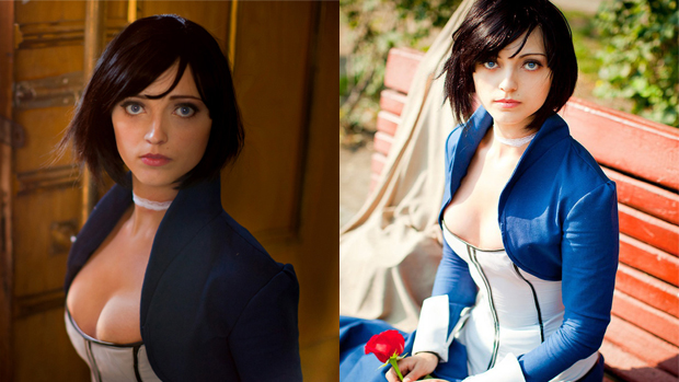 Anna Moleva em seu cosplay da personagem Elizabeth de BioShock Infinite (Foto: Anna Moleva)