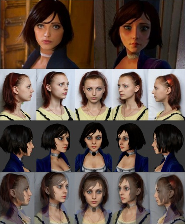 Irrational Games comparou Anna e Elizabeth e se impressionou com o resultado (Foto: Daily Hot)