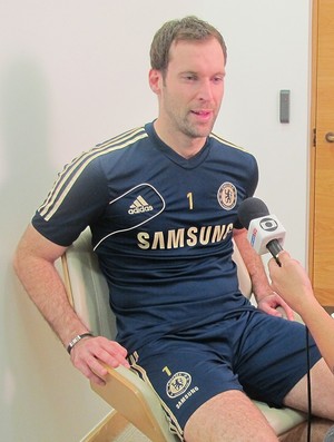 Cech, goleiro do Chelsea (Foto: Cahê Mota/GLOBOESPORTE.COM)