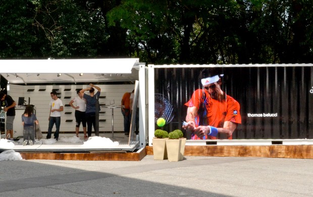 ginásio Ibirapuera Federer tênis (Foto: Ivan Raupp / Globoesporte.com)