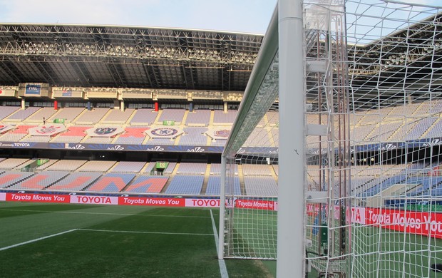 Traves do estádio de Yokohama (Foto: Cahê Mota / Globoesporte.com)