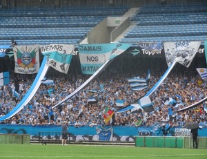 Torcida do Grêmio toma Olímpico em último treino antes do Gre-Nal (Foto: Hector Werlang/Globoesporte.com)