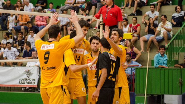 São Bernardo vôlei masculino Jogos Abertos (Foto: Vitor Garcia/JAI 2012)