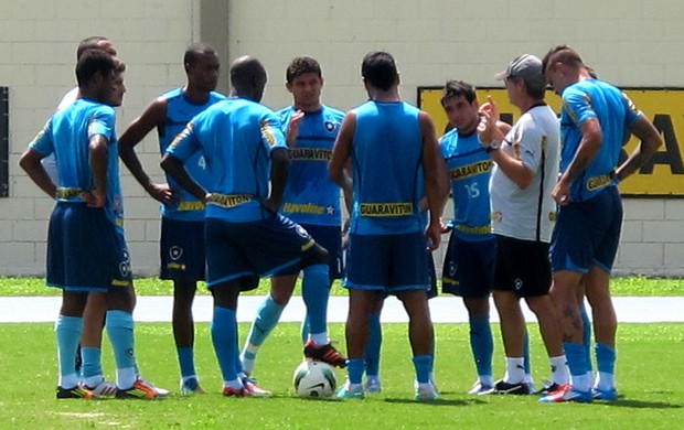 Oswaldo de oliveira botafogo treino (Foto: Thales Soares / Globoesporte.com)