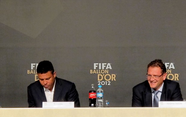 ronaldo jerome valcke bola de ouro (Foto: Marcelo Baltar / Globoesporte.com)