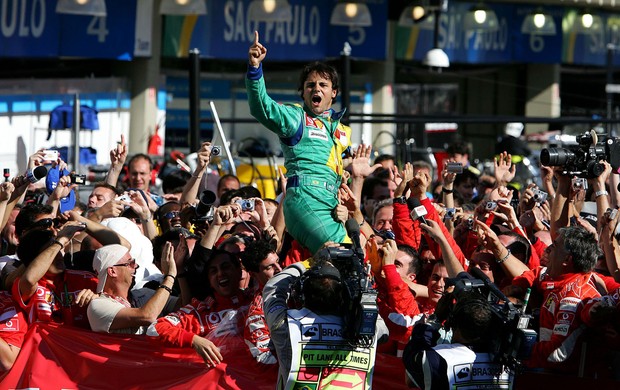 Felipe massa ferrari GP do Brasil 2006 (Foto: Agência Getty Images)