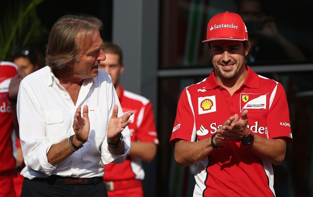 O presidente da Ferrari, Luca di Montezemolo, acredita que Fernando Alonso ainda é o piloto com mais condições de vencer o campeonato deste ano na Fórmula 1 (Foto: Getty Images)