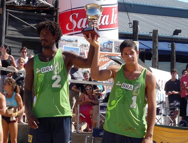 vôlei de praia Thiago e Álvaro Filho (Foto: Divulgação)