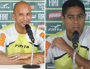 Fábio Júnior e Marquinhos Paraná, do América-MG (Foto: Montagem / Globoesporte.com)