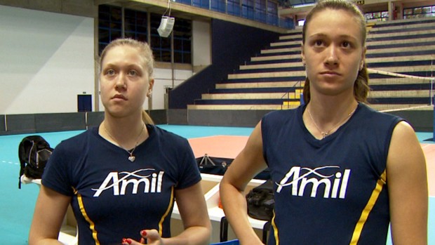 Renata e Rosane, irmãs que atuam juntas no Campinas (Foto: Carlos Velardi / EPTV)