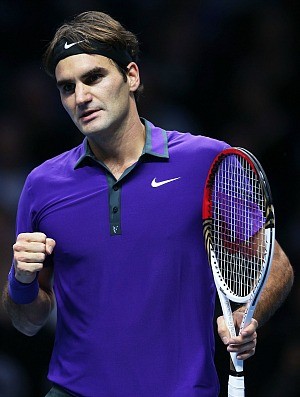 Roger Federer tênis Londres ATP Finals (Foto: Getty Images)