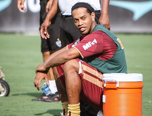 Ronaldinho Gaúcho no treino do Atlético-MG (Foto: Bruno Cantini / Site Oficial do Atlético-MG)