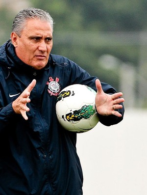 Tite no treino do Corinthians (Foto: Daniel Augusto Jr. / Ag. Corinthians)