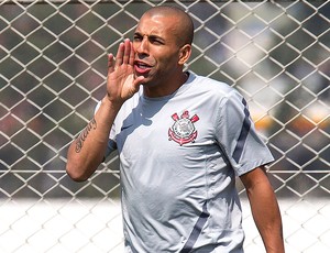 Emerson no treino do Corinthians (Foto: Daniel Augusto Jr. / Ag. Corinthians)