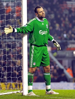 Diego Cavalieri, goleiro do Liverpool (Foto: AFP)