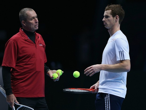 Andy Murray tênis Londres ATP Finals treino Ivan Lendl (Foto: Getty Images)