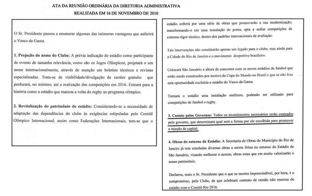 vasco documento parte 01 (Foto: Reprodução)