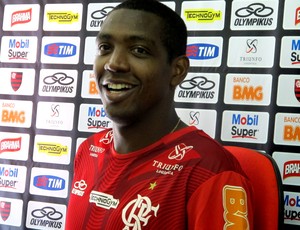 renato abreu flamengo coletiva (Foto: Raphael Marinho / Globoesporte.com)