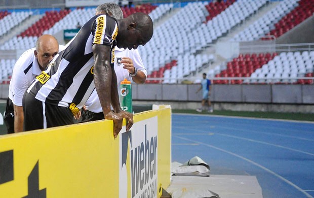 seedorf Botafogo x Atlético-GO (Foto: Dhavid Normando/Futura Press/Agência Estado)