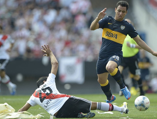 mino mercado boca juniors x river plate (Foto: AFP)