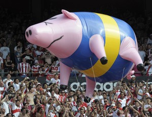 boca juniors x river plate porco (Foto: AFP)