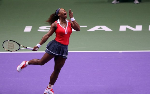 tênis Serena Williams final WTA Championship em Istambul (Foto: AFP)