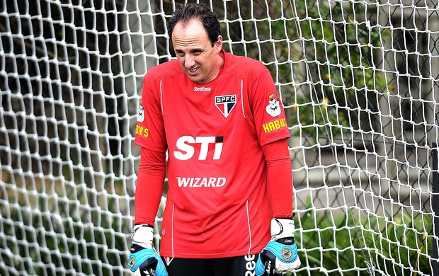 Rogério Ceni o no treino do São Paulo (Foto: Dorival Rosa / Vipcomm)