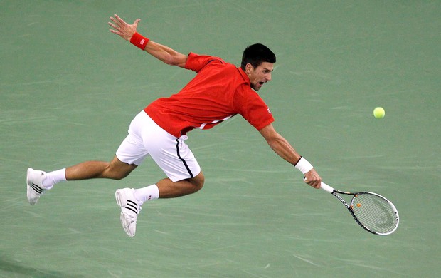 Djokovic tênis contra  Tommy Haas China (Foto: Reuters)