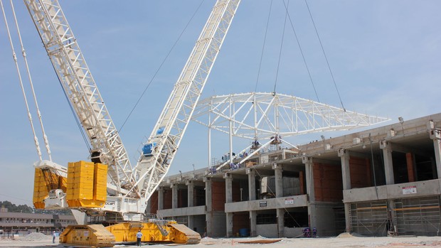 Arena Corinthians obras (Foto: Divulgação)