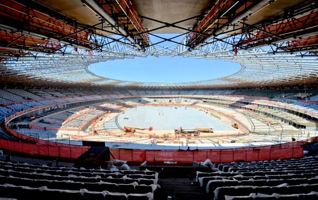 obras estádio Mineirão Copa 2014 (Foto: Sylvio Coutinho / Divulgação)