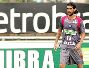 Loco Abreu no treino do Figueirense (Foto: Luiz Henrique / Site Oficial do Figueirense)