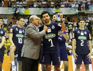 Cruzeiro campeão da Superliga (Foto: Alexandre Arruda/CBV)