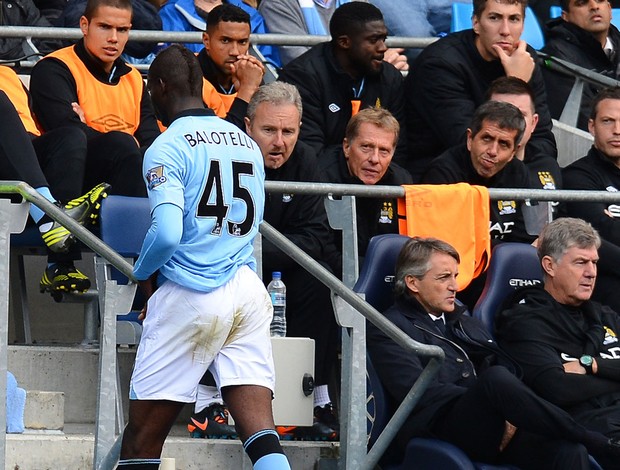 Balotelli manchester city sunderland (Foto: Agência AFP)