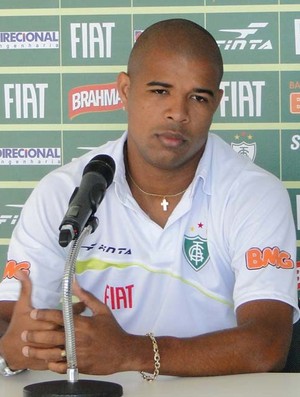 Dudu, volante do América-MG (Foto: Leonardo Simonini / Globoesporte.com)